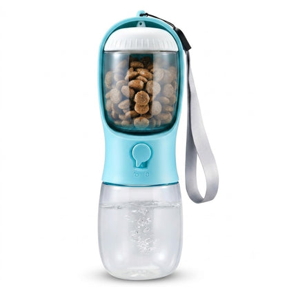 HydroPup™ 2-in-1 Dog Water Bottle & Treat Dispenser — Leak-Proof Portable Travel Cup